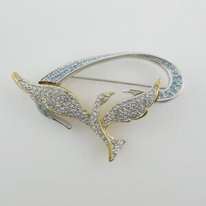 Swarovski 1999 Freedom Dove Pin Brooch